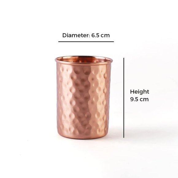 Being Classic - Hammered Copper Glass - Picture 4 of 8